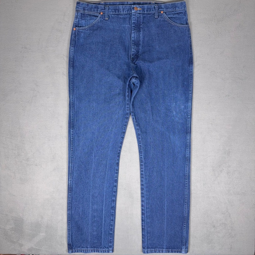 Wrangler Jeans Mens 40x34 Cowboy Cut 13MWZ Original Fit Western Rodeo Denim Blue